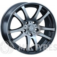 LS Wheels LS283 6.5x15 4x108 ET 27 Dia 65.1 (GMF)